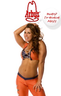 Mickie James Loves Her Some Arby's Arbys10