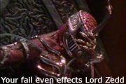 Lord Zedd facepalm